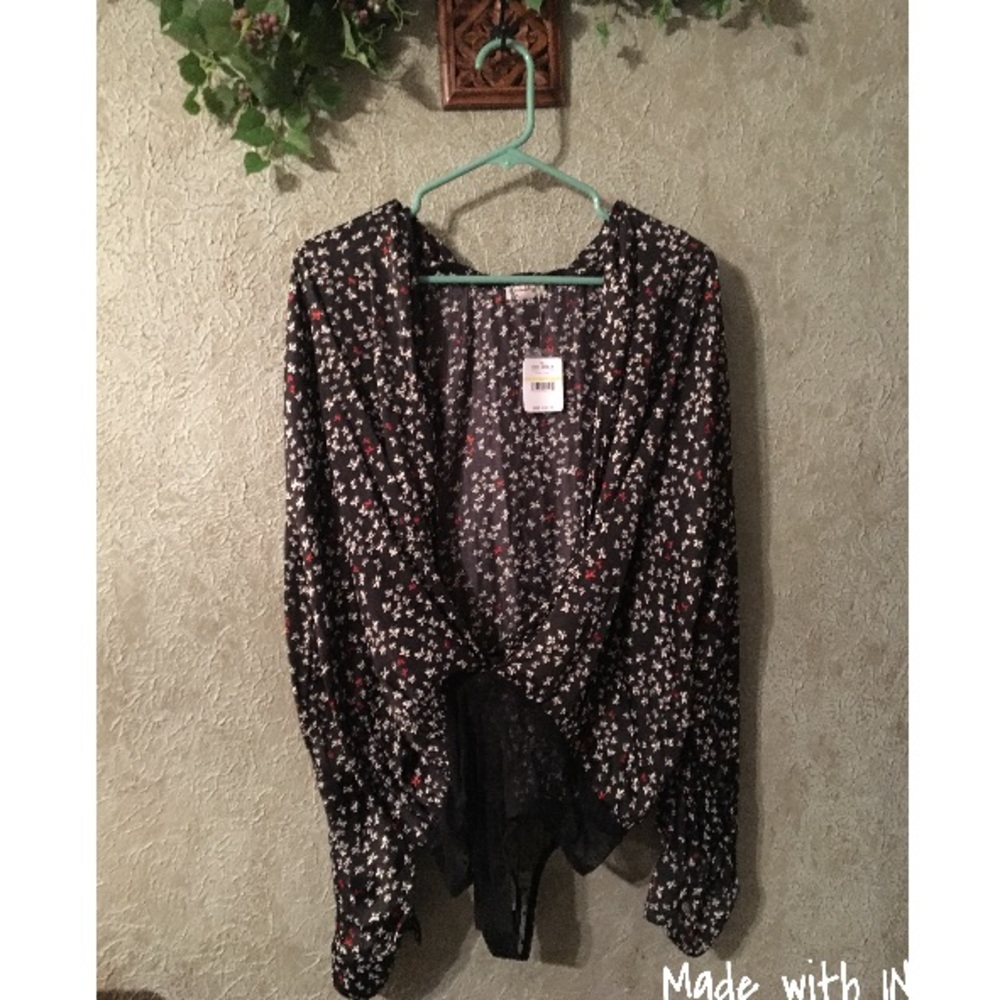 Free People Long Sleeve Bodysuit